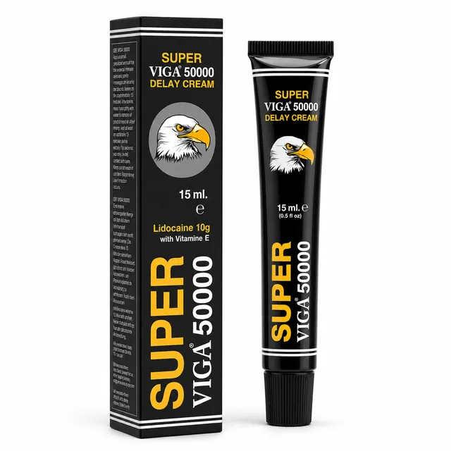 Super Viga 50000 Delay Cream 15 ml – крем за надворешна употреба | Vitalis Natura